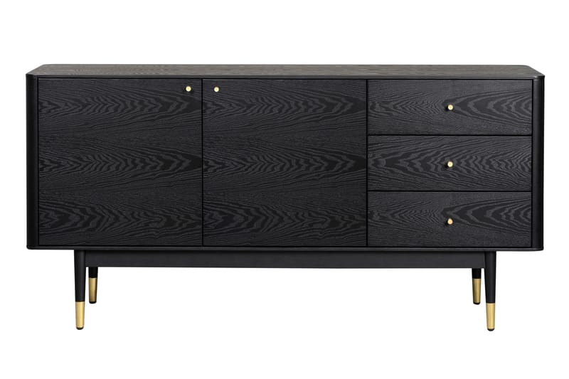 FLORI Sideboard 160 cm Svart - Förvaring - Förvaringsmöbler - Skänkar & sideboards