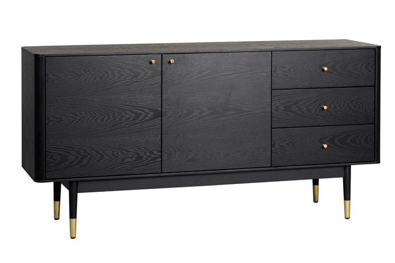 FLORI Sideboard 160 cm Svart - Förvaring - Förvaringsmöbler - Skänkar & sideboards