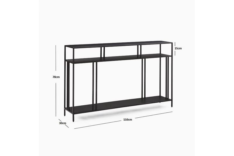 ILLEMONT Skänk 110 cm Svart - Förvaring - Förvaringsmöbler - Skänkar & sideboards