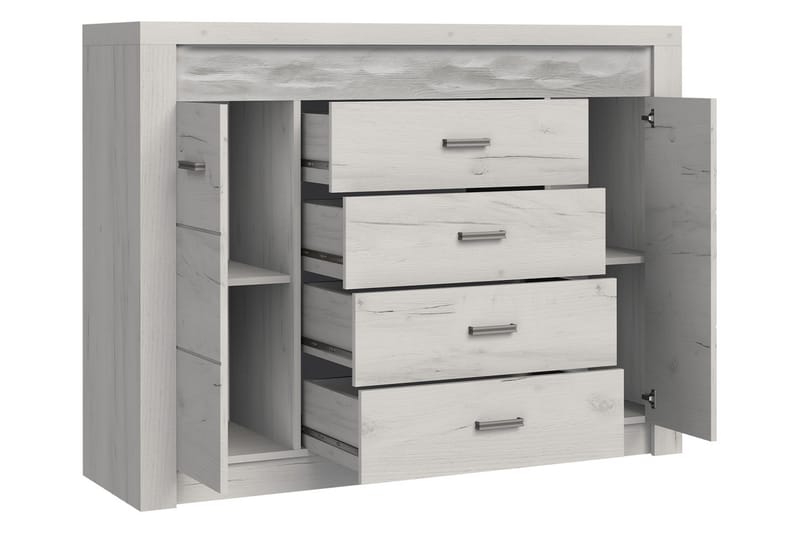 INDIANAPOLIS Skänk 137x42x104 cm - Brun - Förvaring - Förvaringsmöbler - Skänkar & sideboards