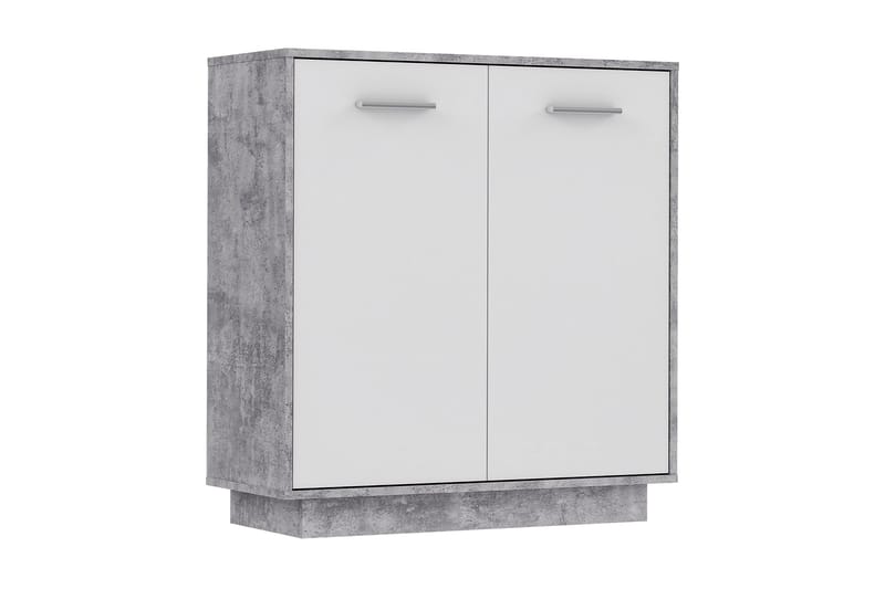 JUNAH Skänk 34x83 cm Vit - Grå - Förvaring - Förvaringsmöbler - Skänkar & sideboards