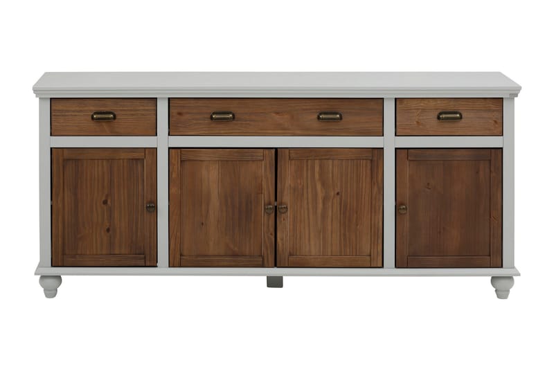 KANSAL Skänk 175x38 cm Grå/Brun - Förvaring - Förvaringsmöbler - Skänkar & sideboards