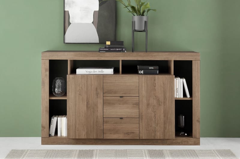 KNIPTON Sideboard 42x172x102 cm Brun - Förvaring - Förvaringsmöbler - Skänkar & sideboards