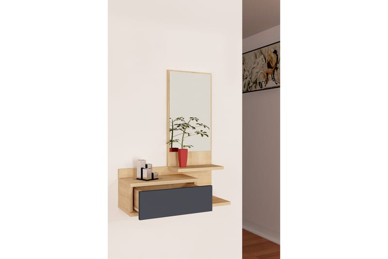 KONDRATYUK Sideboard 60 cm Ek/Antracit - Förvaring - Förvaringsmöbler - Skänkar & sideboards