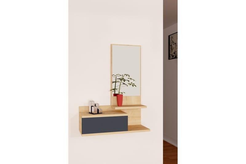 KONDRATYUK Sideboard 60 cm Ek/Antracit - Förvaring - Förvaringsmöbler - Skänkar & sideboards