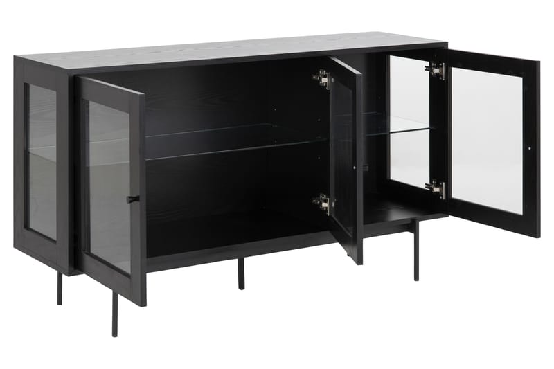 LOPESI Sideboard 40x140 cm Svart - Förvaring - Förvaringsmöbler - Skänkar & sideboards