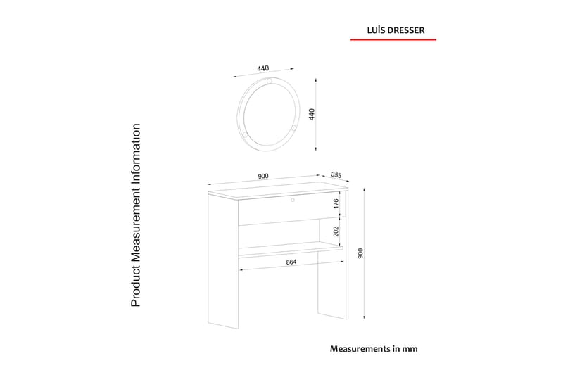 MATSCH Sideboard 90 cm Valnöt/Svart - Förvaring - Förvaringsmöbler - Skänkar & sideboards