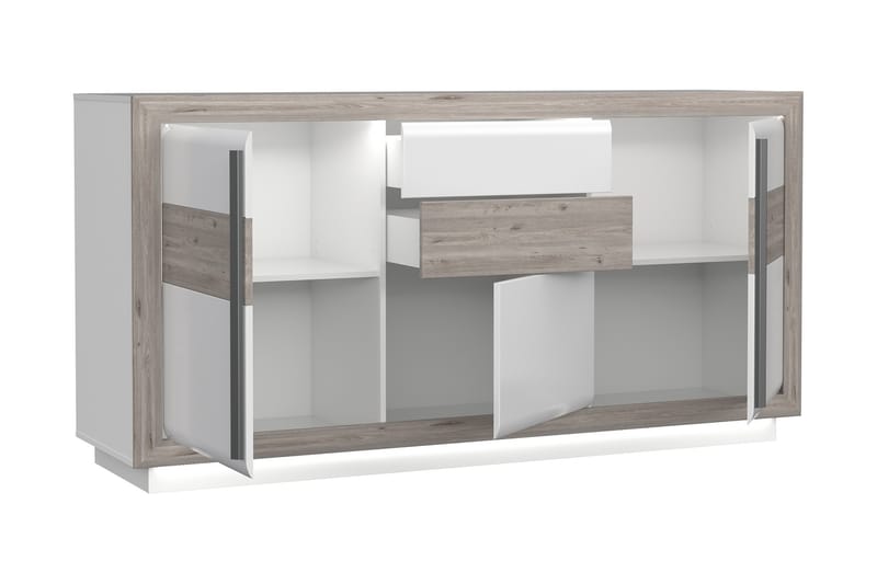 MOVILLA Bokhylla 42x72 cm Brun/Vit - Förvaring - Förvaringsmöbler - Skänkar & sideboards