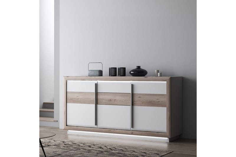 MOVILLA Bokhylla 42x72 cm Brun/Vit - Förvaring - Förvaringsmöbler - Skänkar & sideboards