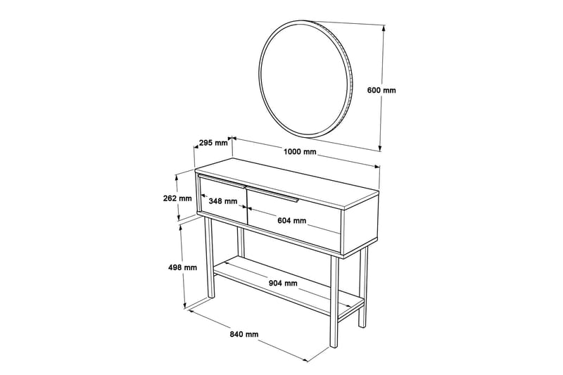 Muttun Skänk 100 cm Ek - Förvaring - Förvaringsmöbler - Skänkar & sideboards