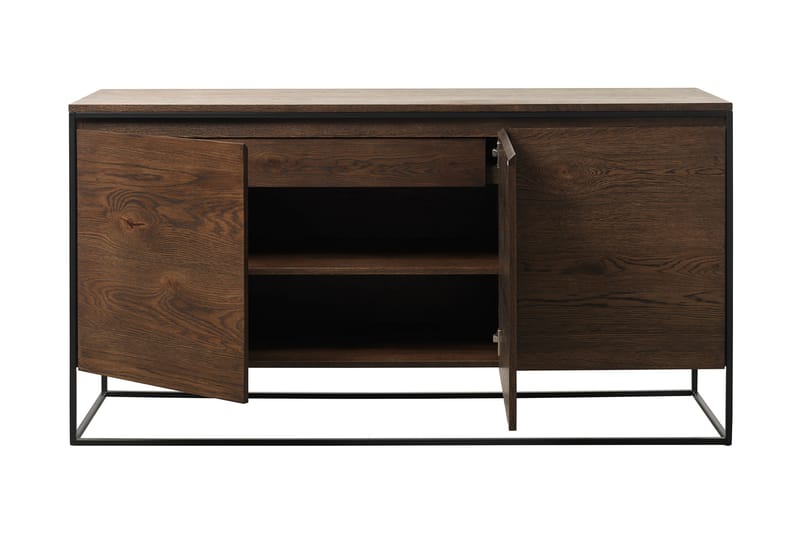 POSIM Sideboard 3 delar 155 cm Brun - Förvaring - Förvaringsmöbler - Skänkar & sideboards