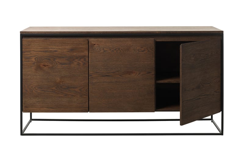 POSIM Sideboard 3 delar 155 cm Brun - Förvaring - Förvaringsmöbler - Skänkar & sideboards