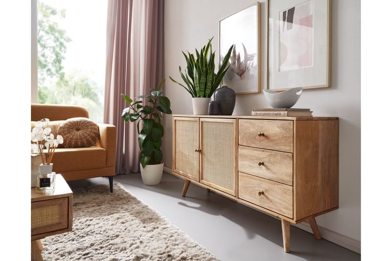 SENECA Sideboard 40x140 cm Brun - Förvaring - Förvaringsmöbler - Skänkar & sideboards