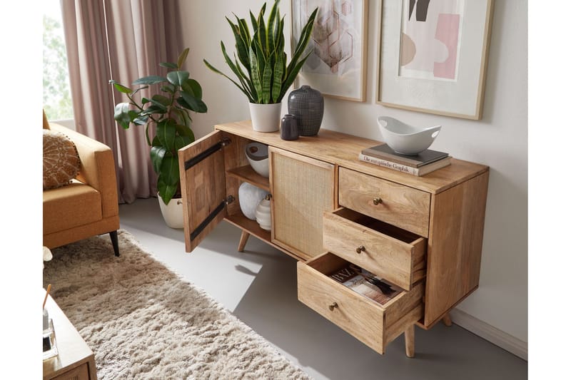 SENECA Sideboard 40x140 cm Brun - Förvaring - Förvaringsmöbler - Skänkar & sideboards