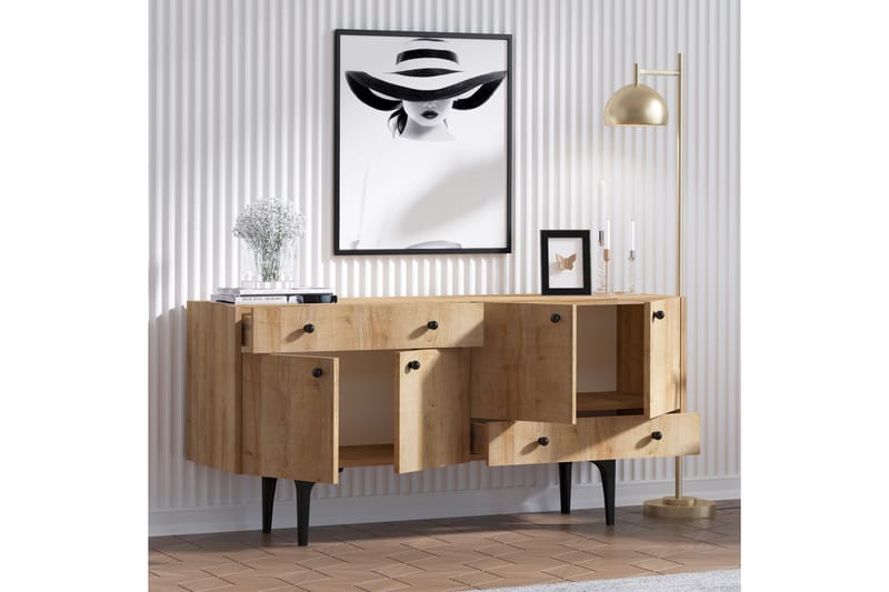 SIDEBOARD 40x140 cm Natur - Förvaring - Förvaringsmöbler - Skänkar & sideboards