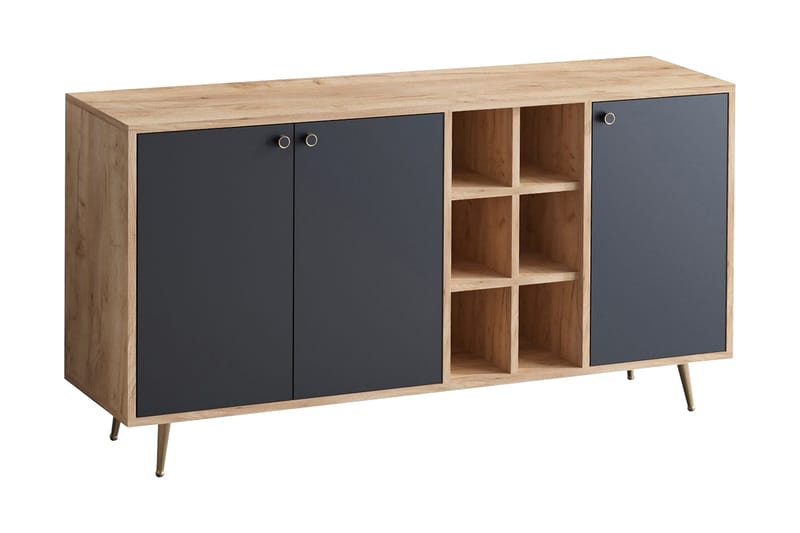 SIDEBOARD 40x140 cm Natur/Antracit - Förvaring - Förvaringsmöbler - Skänkar & sideboards