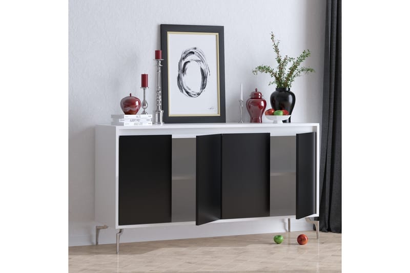 SIDEBOARD 40x140 cm Natur/Svart - Förvaring - Förvaringsmöbler - Skänkar & sideboards