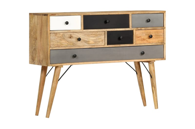 Skänk 110x30x82 cm massivt mangoträ - Brun - Förvaring - Förvaringsmöbler - Skänkar & sideboards