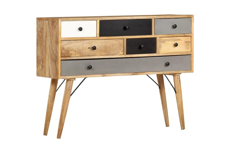 Skänk 110x30x82 cm massivt mangoträ - Brun - Förvaring - Förvaringsmöbler - Skänkar & sideboards