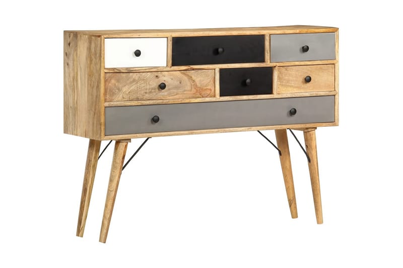 Skänk 110x30x82 cm massivt mangoträ - Brun - Förvaring - Förvaringsmöbler - Skänkar & sideboards