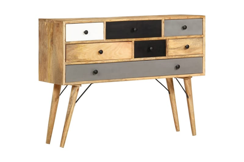 Skänk 110x30x82 cm massivt mangoträ - Brun - Förvaring - Förvaringsmöbler - Skänkar & sideboards