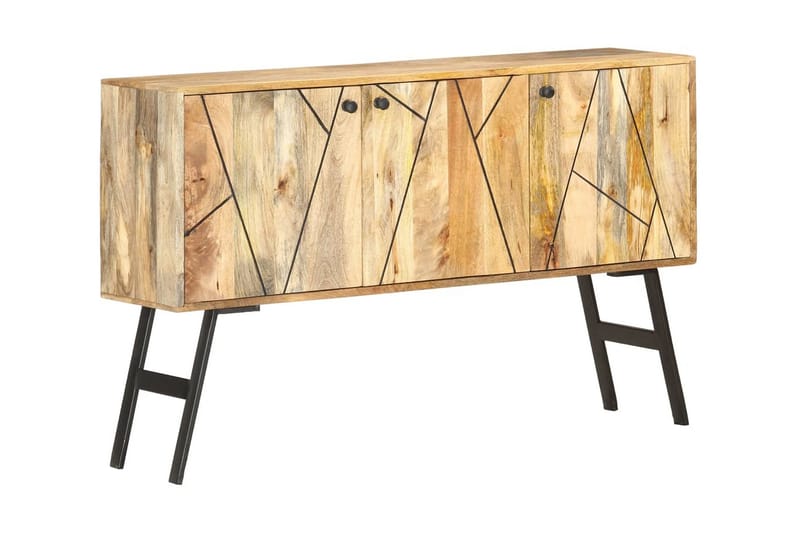 Skänk 118x30x75 cm massivt mangoträ - Brun - Förvaring - Förvaringsmöbler - Skänkar & sideboards