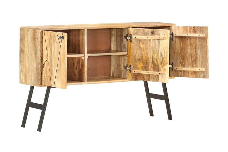 Skänk 118x30x75 cm massivt mangoträ - Brun - Förvaring - Förvaringsmöbler - Skänkar & sideboards