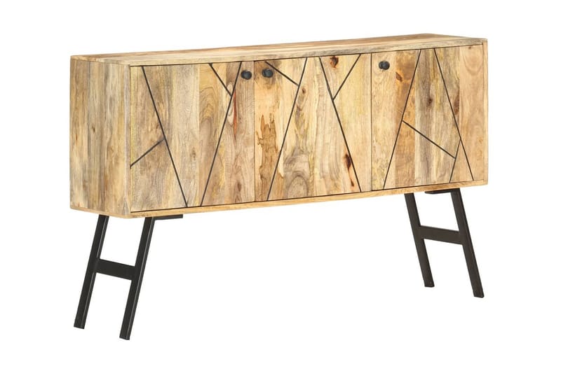 Skänk 118x30x75 cm massivt mangoträ - Brun - Förvaring - Förvaringsmöbler - Skänkar & sideboards