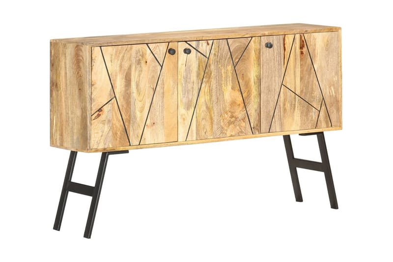 Skänk 118x30x75 cm massivt mangoträ - Brun - Förvaring - Förvaringsmöbler - Skänkar & sideboards