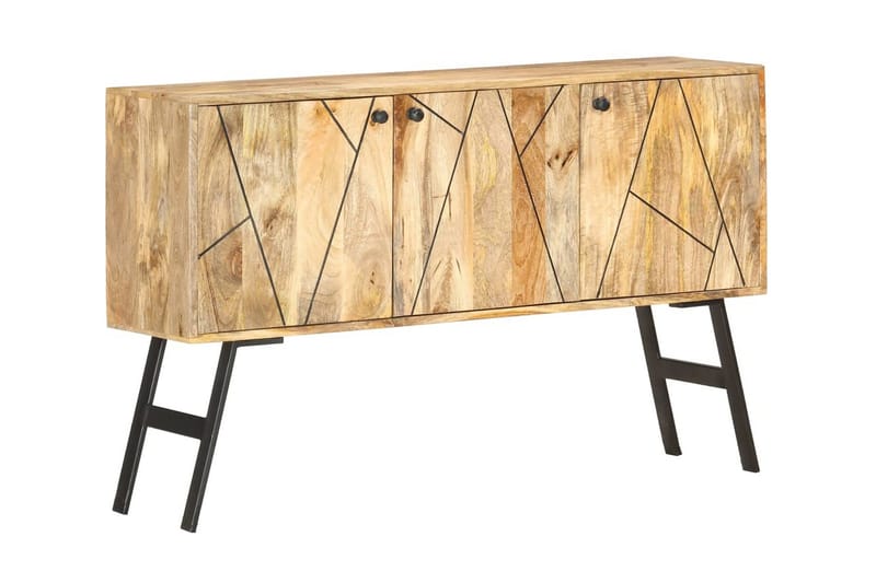 Skänk 118x30x75 cm massivt mangoträ - Brun - Förvaring - Förvaringsmöbler - Skänkar & sideboards