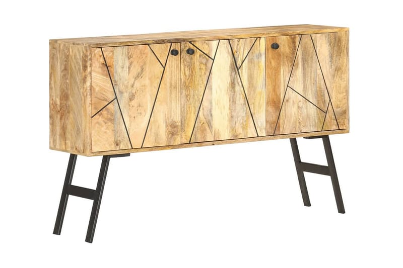 Skänk 118x30x75 cm massivt mangoträ - Brun - Förvaring - Förvaringsmöbler - Skänkar & sideboards