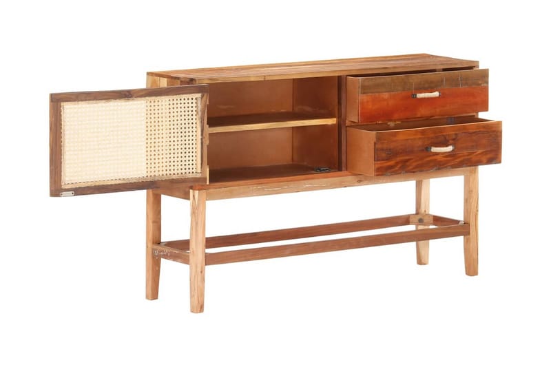 Skänk 118x30x76 cm massivt återvunnet trä - Brun - Förvaring - Förvaringsmöbler - Skänkar & sideboards