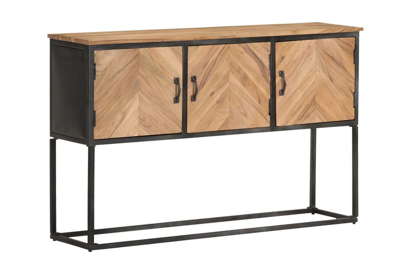 Skänk 120x30x75 cm massivt akaciaträ - Brun - Förvaring - Förvaringsmöbler - Skänkar & sideboards