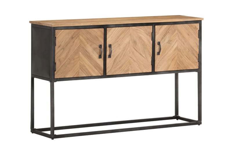 Skänk 120x30x75 cm massivt akaciaträ - Brun - Skänkar & sideboards