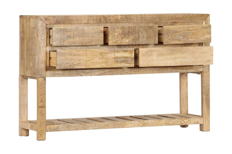 Skänk 120x30x75 cm massivt mangoträ - Brun - Förvaring - Förvaringsmöbler - Skänkar & sideboards