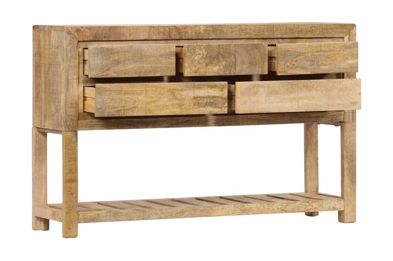 Skänk 120x30x75 cm massivt mangoträ - Brun - Förvaring - Förvaringsmöbler - Skänkar & sideboards