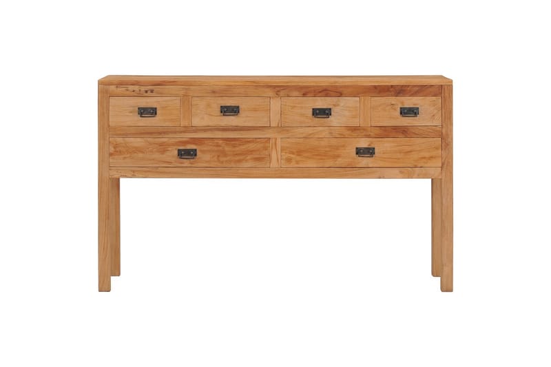 Skänk 125x30x75 cm massiv teak - Brun - Förvaring - Förvaringsmöbler - Skänkar & sideboards