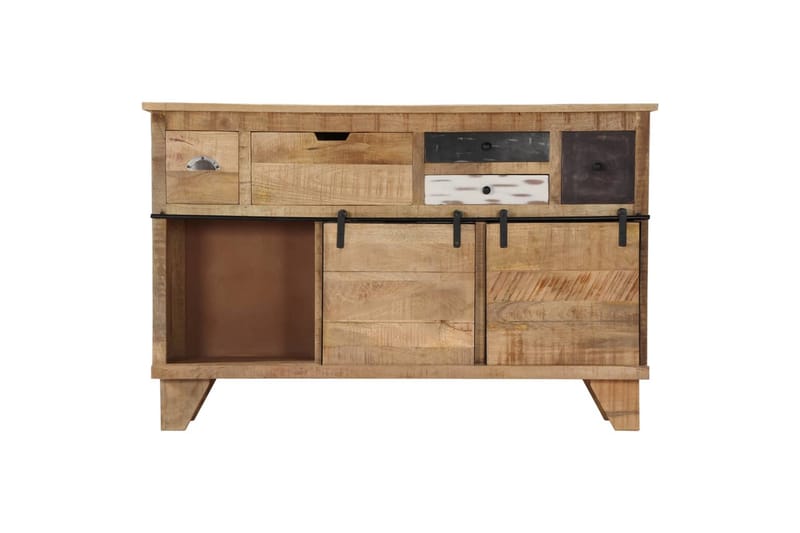 Skänk 140x38x90 cm massivt mangoträ - Brun - Förvaring - Förvaringsmöbler - Skänkar & sideboards