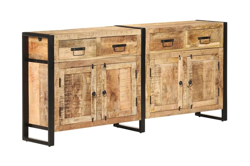 Skänk 172x35x80 cm massivt mangoträ - Brun - Förvaring - Förvaringsmöbler - Skänkar & sideboards