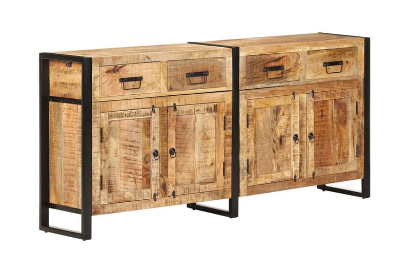 Skänk 172x35x80 cm massivt mangoträ - Brun - Förvaring - Förvaringsmöbler - Skänkar & sideboards