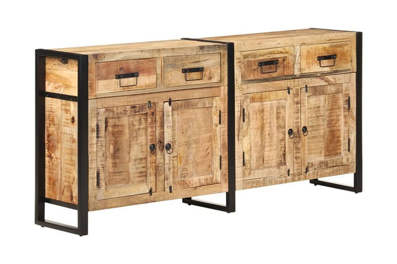 Skänk 172x35x80 cm massivt mangoträ - Brun - Skänkar & sideboards