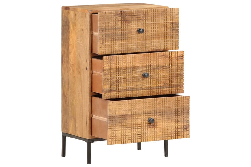 Skänk 45x30x75 cm massivt mangoträ - Brun - Förvaring - Förvaringsmöbler - Skänkar & sideboards