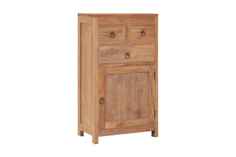 Skänk 50x30x90 cm massiv teak - Brun - Förvaring - Förvaringsmöbler - Skänkar & sideboards