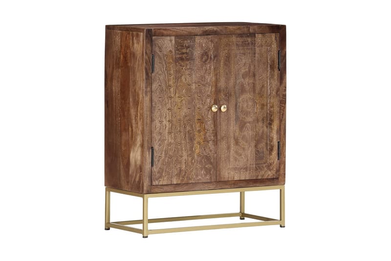 Skänk 60x30x75 cm massivt mangoträ - Brun - Förvaring - Förvaringsmöbler - Skänkar & sideboards