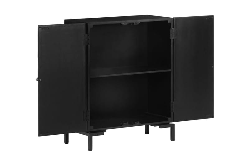 Skänk 60x30x76 cm massivt mangoträ - Svart - Förvaring - Förvaringsmöbler - Skänkar & sideboards