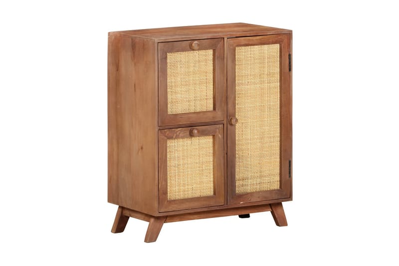 Skänk 60x35x75 cm massivt mangoträ - Brun - Förvaring - Förvaringsmöbler - Skänkar & sideboards