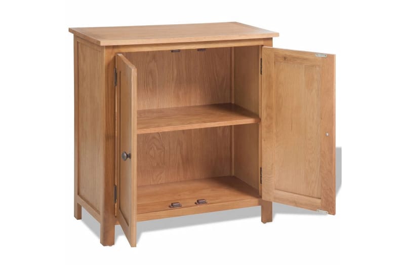 Skänk 70x35x75 cm massiv ek - Brun - Förvaring - Förvaringsmöbler - Skänkar & sideboards