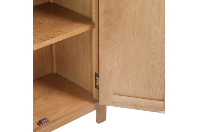 Skänk 70x35x75 cm massiv ek - Brun - Förvaring - Förvaringsmöbler - Skänkar & sideboards