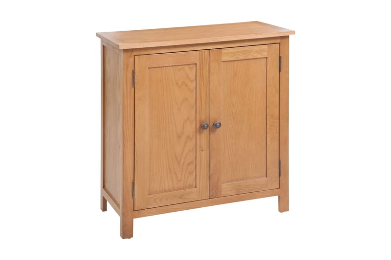 Skänk 70x35x75 cm massiv ek - Brun - Förvaring - Förvaringsmöbler - Skänkar & sideboards