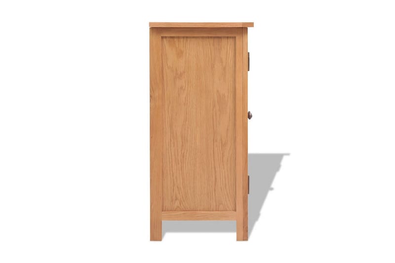 Skänk 70x35x75 cm massiv ek - Brun - Förvaring - Förvaringsmöbler - Skänkar & sideboards